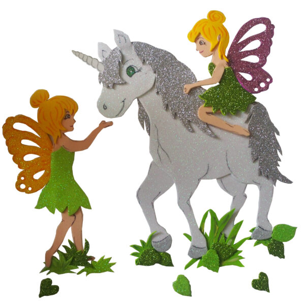 Zuckertüte/ Schultüte "Feen & Einhorn" – Bild 3
