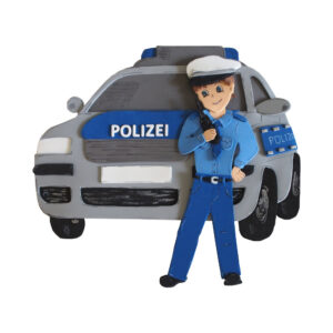3D Motive Polizeiauto & Polizist