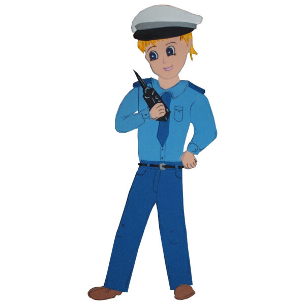 3D Motive Polizeiauto & Polizist – Bild 5