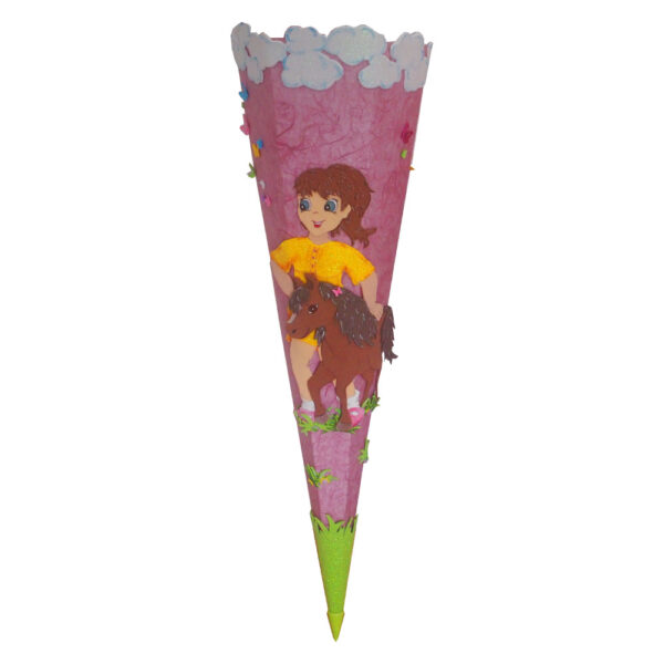Zuckertüte/ Schultüte "Pferdefreundin" – Bild 2