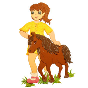 3D Motive Mädchen & Pony